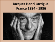 Jacques Henri Lartigue<BR/>photographer
